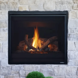 Heat & Glo Slimline 5X 32" Gas Fireplace (Tranquil Greige Refractory)