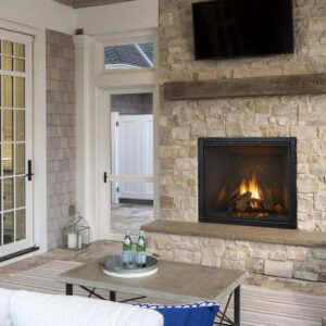 Heat & Glo True 50" Indoor Gas Fireplace (Tranquil Greige Refractory)
